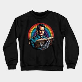 Robotic Man Rainbow Crewneck Sweatshirt